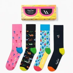 Happy Socks 4er im Geschenkkarton Gr.41-46 NEU OVP