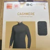 Heattech Uniqlo Gr L mit Kaschmir neck T-Shirt
