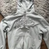 Hell blauen zip-Hoodie