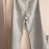 Hellblaue Jeans High Waist