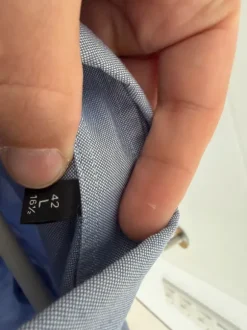 Hemd von Boss in blau/lila in der Größe L/42