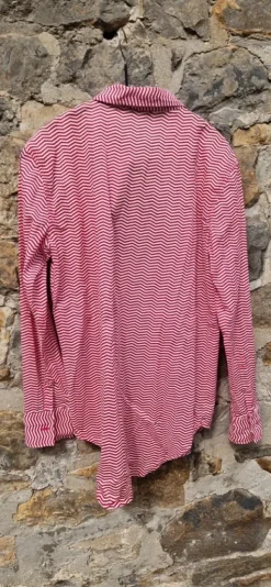 Hemd/Bluse gestreift rot/weiß