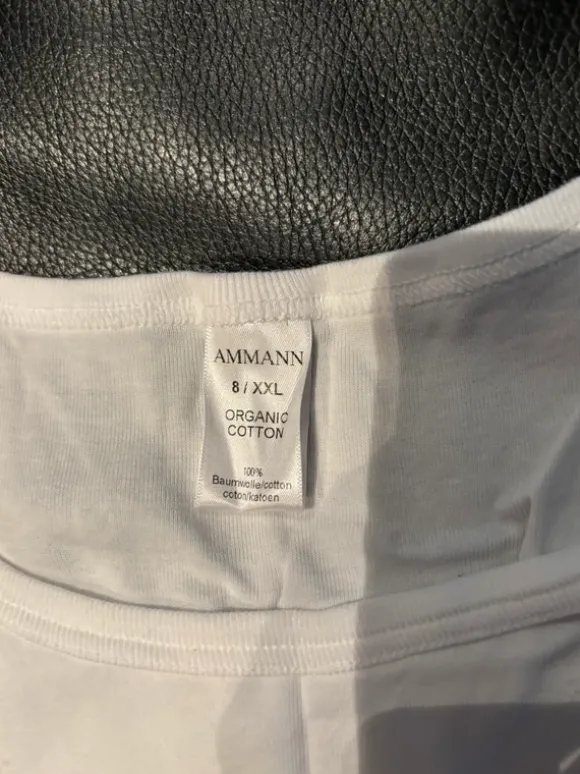 Herren Unterhemden weiß 6 Stück Gr. 8 XXL