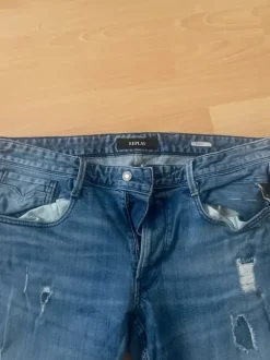 Herren, Jeans, Replay Anbass blau W34 L34
