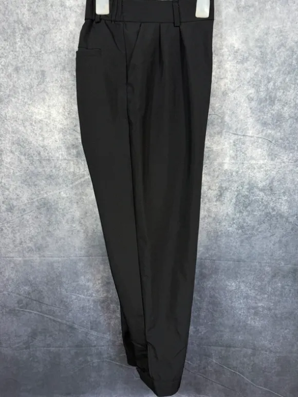Herren schwarze Stoffhose Größe S