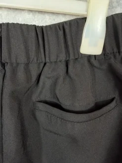 Herren schwarze Stoffhose Größe S
