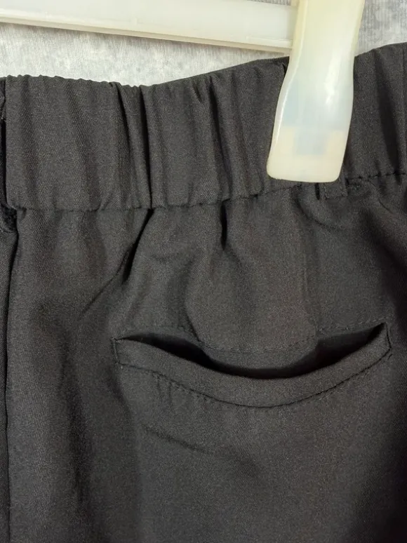 Herren schwarze Stoffhose Größe S