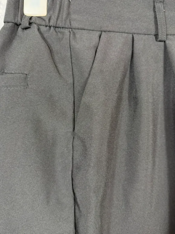Herren schwarze Stoffhose Größe S