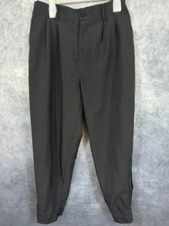 Herren schwarze Stoffhose Größe S