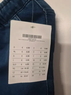 Herren-Shorts in Jeansoptik, Größe 164