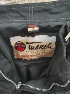 HG Tuareg Motorradhose Gr. L mit Knie- & Hüftpolstern Sheltec Membran Schwarz