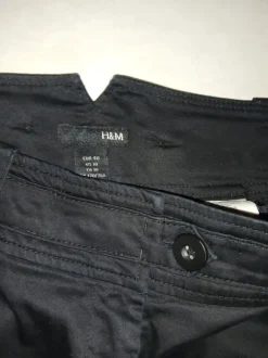 H&M 3/4 Hose schwarz mit Bügelfalte