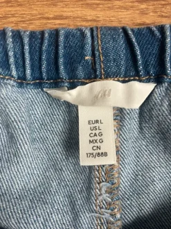 H&M | Lässige Jeans Shorts zum binden | L