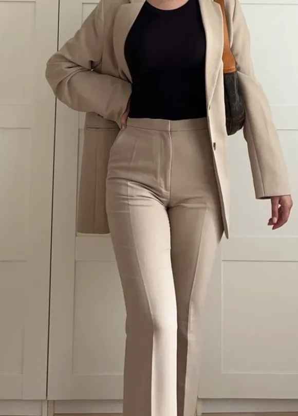 Hm Anzug Hose hoher Bund