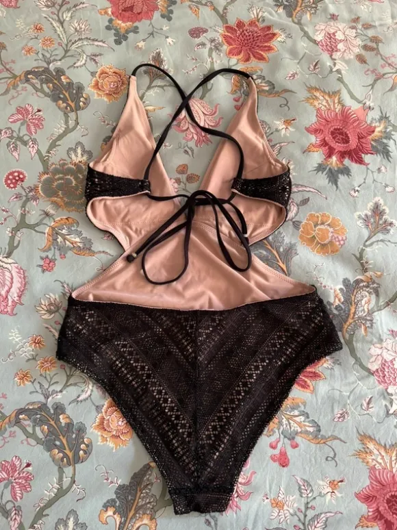 H&M Badeanzug mesh Body