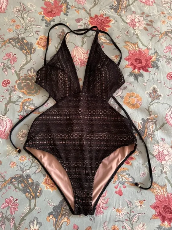 H&M Badeanzug mesh Body