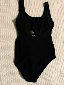 H&M Badeanzug S 36 schwarz