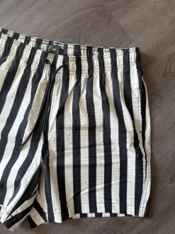 H&M Badeshorts blau weiß gestreift Gr. L