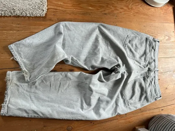 H&M Baggy Jeans Hellgrau 34/32