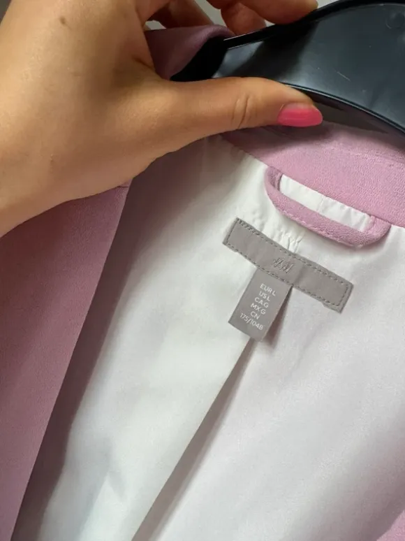 H&M blazer Rosa rose oversize neu!