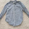 H&M Bluse blau-weiß gestreift Größe 36