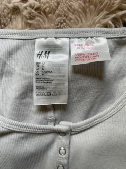 H&M Body-Pyjama Grau, M