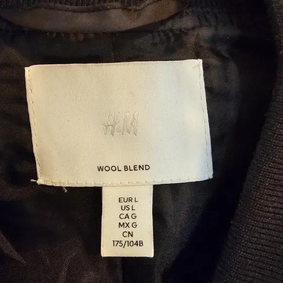 H&M Bomber Wollmix Jacke