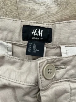 H&M Chino skinny jeans Hose Beige