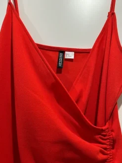 H&M Elegantes Kleid Rot gr M L 38 40 NEU