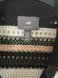 H&M gelochtes Häkel Sommer Hemd Gr. XXL