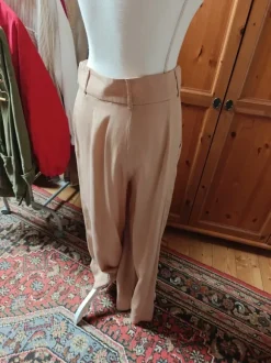 H&M Hose weites Bein beige