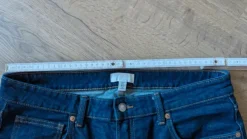 H&M Jeans mit weitem Bein, Größe 44,blau