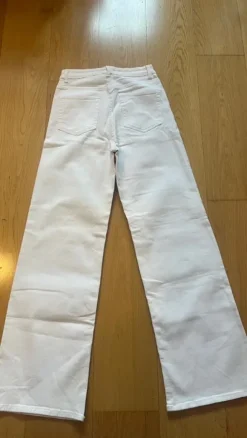 H&M, Jeans, weiß Größe 36 weites Bein