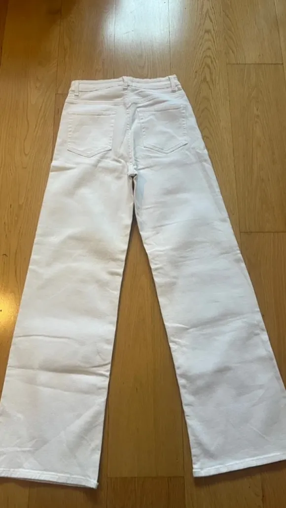 H&M, Jeans, weiß Größe 36 weites Bein
