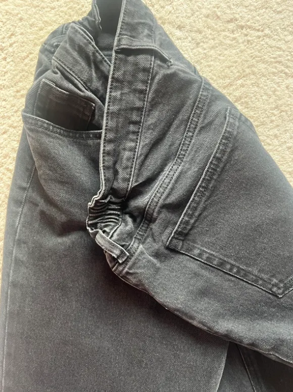 H&M Mama Before & After Straight Low Ankle Jeans