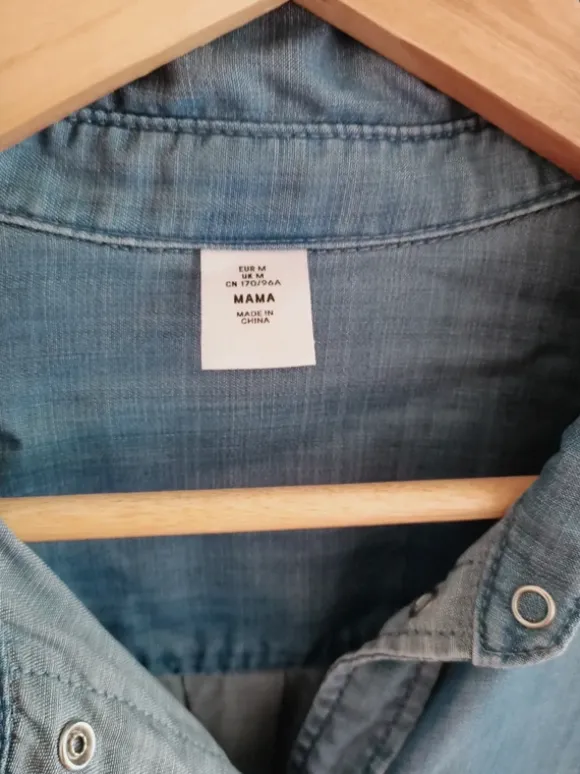 H&M Mama Jeans Bluse Gr M