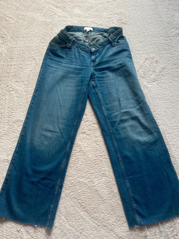 H&M Mama wide low Jeans
