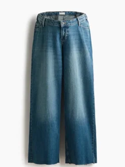 H&M Mama wide low Jeans