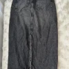 H&M Maxi Jeans Rock grau gr. M