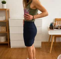 H&M Rock, Gr. 36 / S, dunkelblau