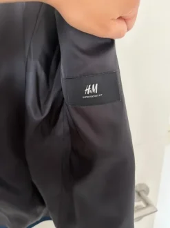 H&M skinny Anzug Herren dunkelblau