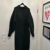 H&M Strickkleid Wollkleid L anthrazit