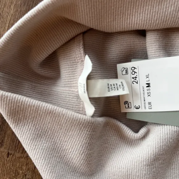 H&M Umstandshose neu mit Etikett beige Leggings