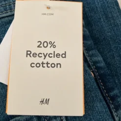 H&M wide high waist jeans cropped