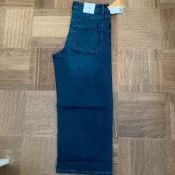 H&M wide high waist jeans cropped