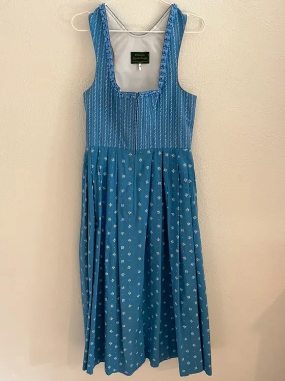 Hochwertiges langes Dirndl mit Reißverschluss