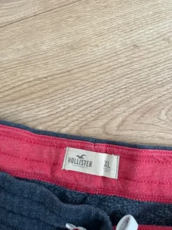 Hollister Sweatshorts XL – dunkelblau/grau