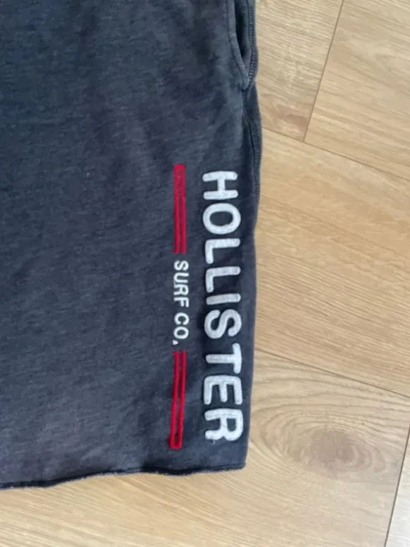 Hollister Sweatshorts XL – dunkelblau/grau