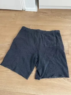 Hollister Sweatshorts XL – dunkelblau/grau