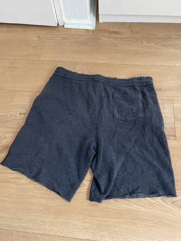 Hollister Sweatshorts XL – dunkelblau/grau